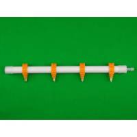 Ниппельная поилка для кроликов на 4 ниппеля (в сборе)