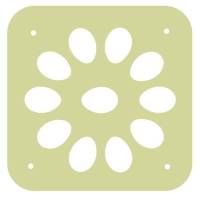 Решетка перепелиная на 11 яиц (ОВ-6 пластик большой)