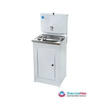 Умывальник "Акватекс" (бак антикорроз. без ЭВН+мойка нерж.) белое золото